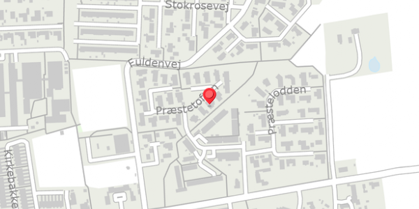 Trafikstøjkort på Præstetoften 40, 8330 Beder