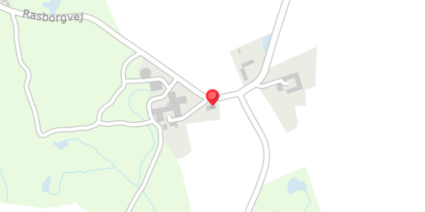 Trafikstøjkort på Rasborgvej 1, . , 8355 Solbjerg