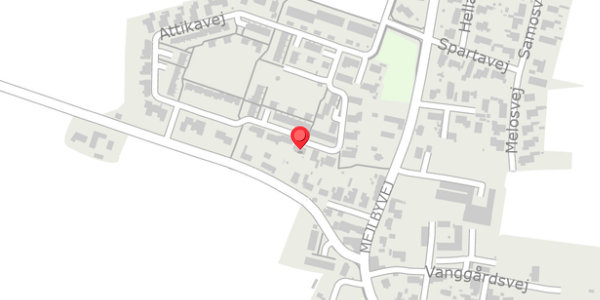 Trafikstøjkort på Salonikivej 19, 8530 Hjortshøj
