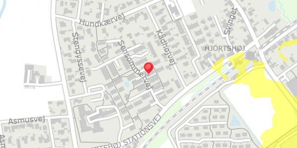 Trafikstøjkort på Sensommervej 22, 8530 Hjortshøj