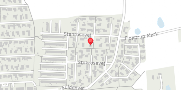 Trafikstøjkort på Stenrosevej 13, 8330 Beder