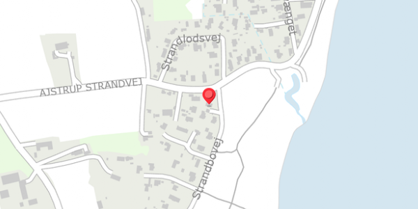 Trafikstøjkort på Strandbovej 2, . , 8340 Malling