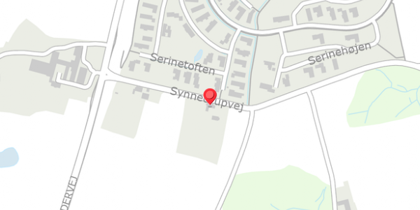 Trafikstøjkort på Synnedrupvej 18, 8340 Malling