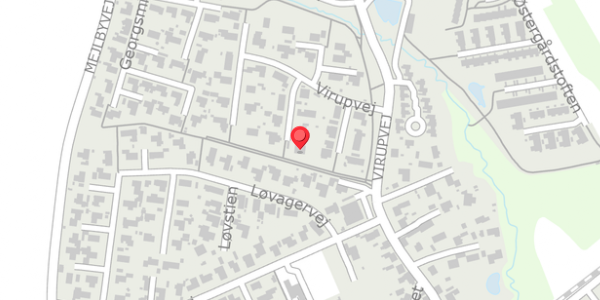 Trafikstøjkort på Virupvej 46E, 8530 Hjortshøj