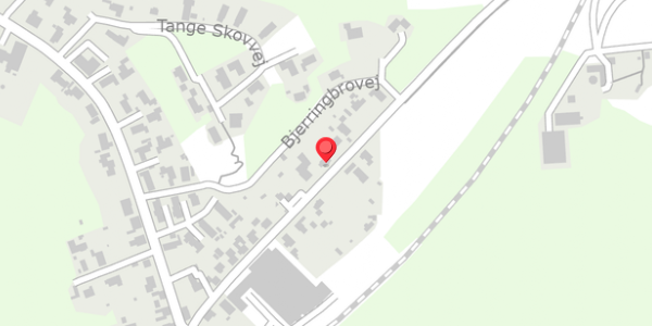 Trafikstøjkort på Bjerringbrovej 21, 8850 Bjerringbro