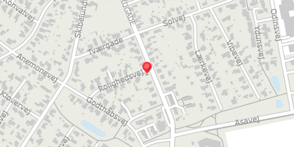 Trafikstøjkort på Brogade 62, 8850 Bjerringbro