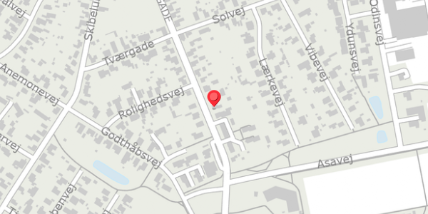 Trafikstøjkort på Brogade 85, 8850 Bjerringbro