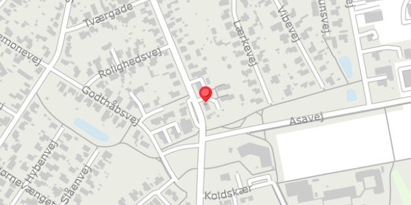 Trafikstøjkort på Brogade 97C, 8850 Bjerringbro