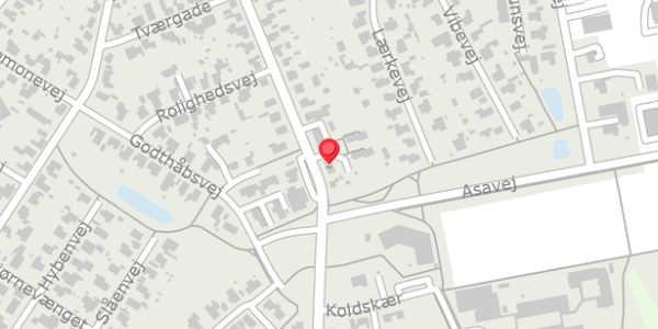 Trafikstøjkort på Brogade 97E, 8850 Bjerringbro