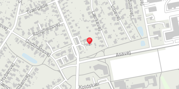 Trafikstøjkort på Brogade 97N, 8850 Bjerringbro