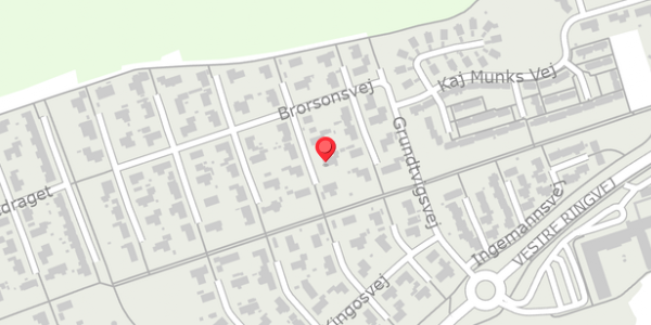Trafikstøjkort på Brorsonsvej 21, 8850 Bjerringbro