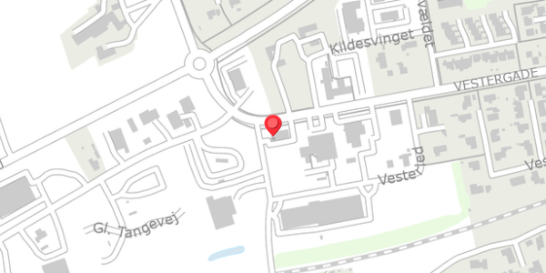 Trafikstøjkort på Engvejen 1, 8850 Bjerringbro