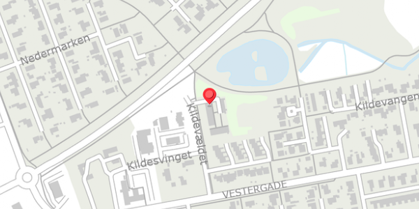 Trafikstøjkort på Kildevældet 8A, . , 8850 Bjerringbro