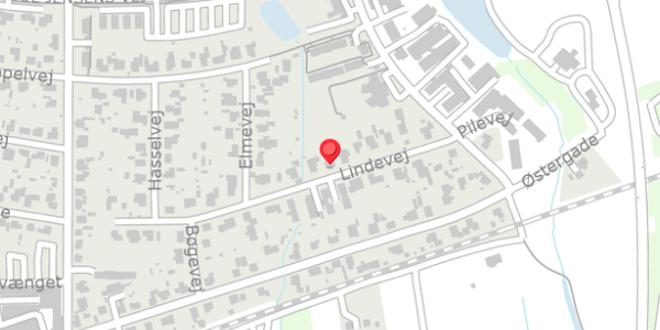 Trafikstøjkort på Lindevej 21, . , 8850 Bjerringbro