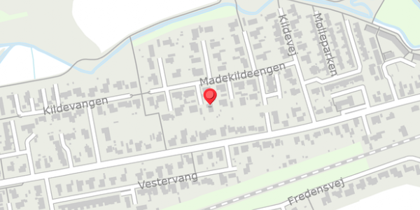Trafikstøjkort på Madekildeengen 21, 8850 Bjerringbro