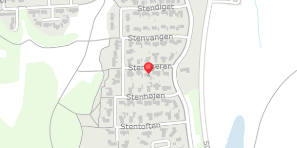 Trafikstøjkort på Stenageren 5, 8850 Bjerringbro