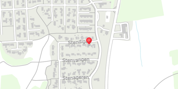 Trafikstøjkort på Stendiget 3, . , 8850 Bjerringbro