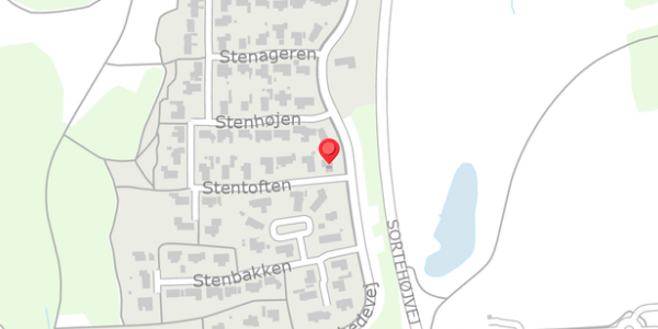 Trafikstøjkort på Stentoften 2, 8850 Bjerringbro
