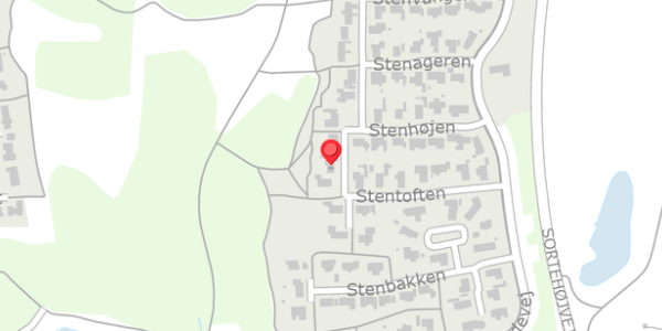 Trafikstøjkort på Stentoften 19, . , 8850 Bjerringbro