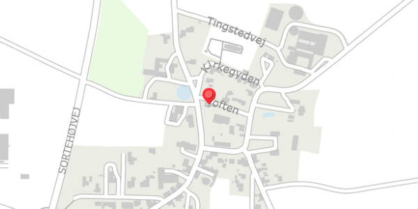 Trafikstøjkort på Toften 5, 8850 Bjerringbro
