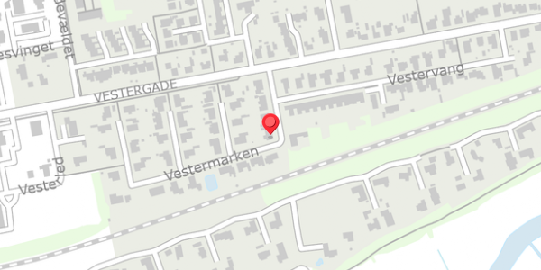 Trafikstøjkort på Vestermarken 8, . , 8850 Bjerringbro
