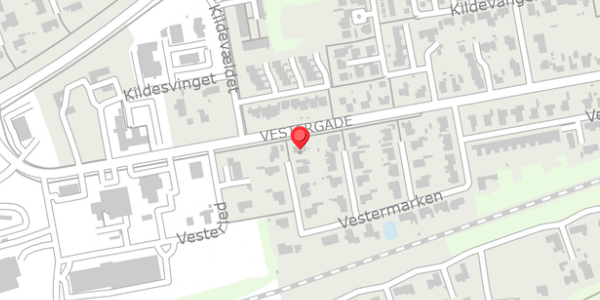 Trafikstøjkort på Vestermarken 48, . , 8850 Bjerringbro