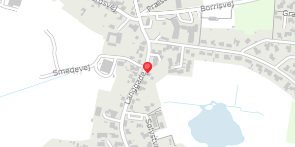 Trafikstøjkort på Langgade 9, . , 8800 Viborg