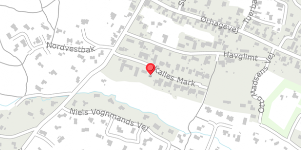 Trafikstøjkort på Kalles Mark 6, . , 7700 Thisted