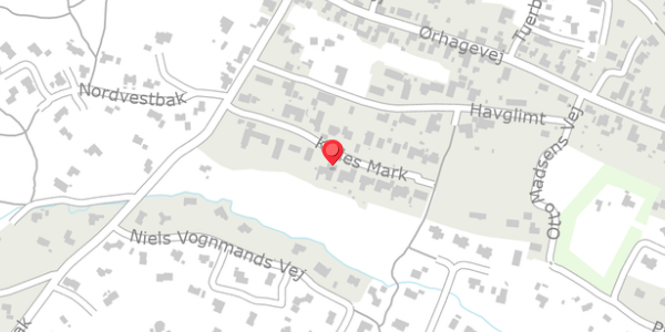 Trafikstøjkort på Kalles Mark 8, . , 7700 Thisted