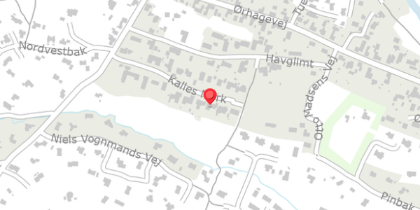 Trafikstøjkort på Kalles Mark 14, . , 7700 Thisted