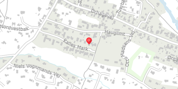 Trafikstøjkort på Kalles Mark 17, 7700 Thisted