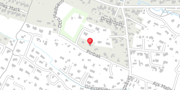 Trafikstøjkort på Pinbak 18, 7700 Thisted