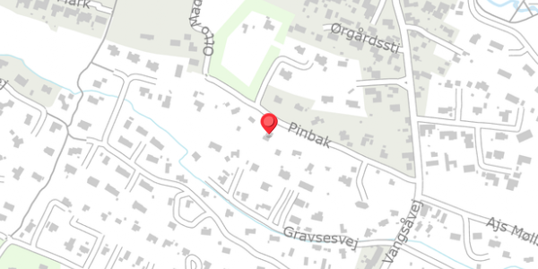 Trafikstøjkort på Pinbak 25, . , 7700 Thisted