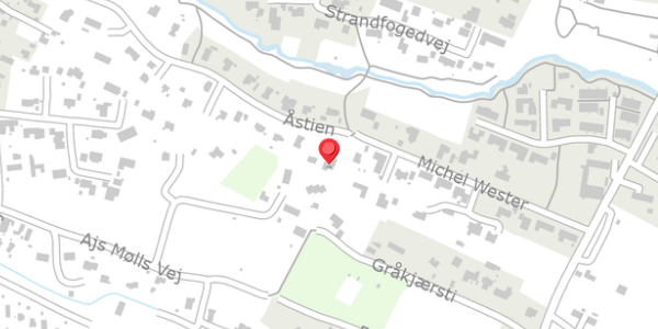 Trafikstøjkort på Åstien 34, 7700 Thisted