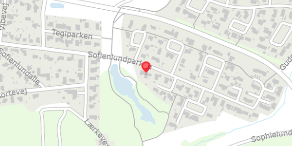 Trafikstøjkort på Sofienlundparken 6, 8860 Ulstrup