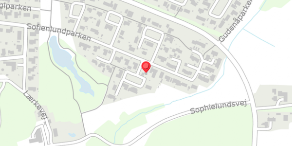 Trafikstøjkort på Sofienlundparken 34, 8860 Ulstrup