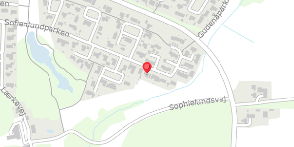 Trafikstøjkort på Sofienlundparken 38, 8860 Ulstrup