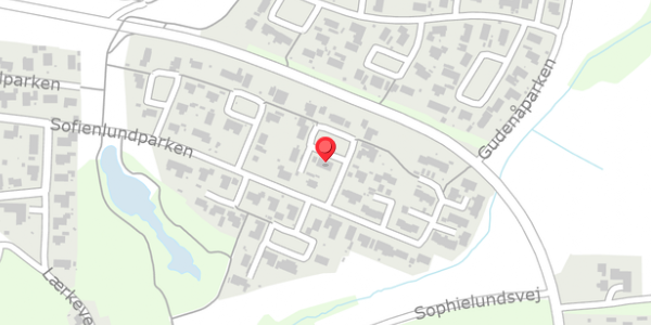 Trafikstøjkort på Sofienlundparken 43, 8860 Ulstrup