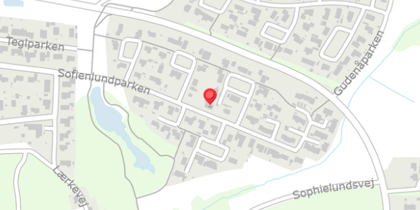 Trafikstøjkort på Sofienlundparken 45, 8860 Ulstrup