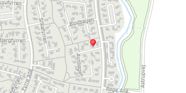 Trafikstøjkort på Avnbøgen 4, . , 8620 Kjellerup