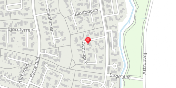 Trafikstøjkort på Avnbøgen 5, . , 8620 Kjellerup