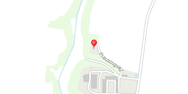 Trafikstøjkort på Frausingvej 4, . , 8620 Kjellerup