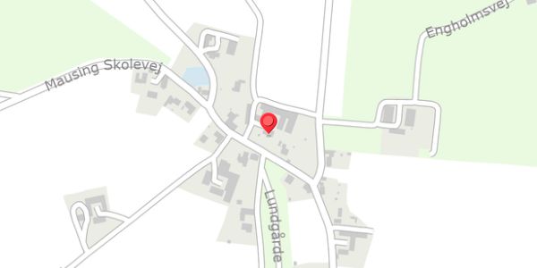 Trafikstøjkort på Mausingvej 28, . , 8620 Kjellerup