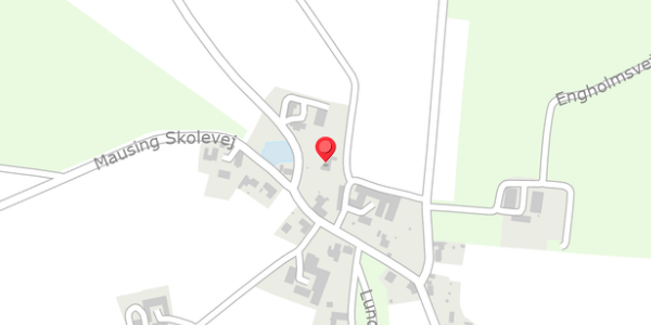 Trafikstøjkort på Mausingvej 36, . , 8620 Kjellerup
