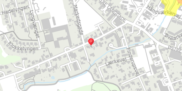 Trafikstøjkort på Teglgade 13, . , 8643 Ans By