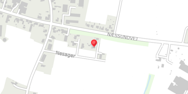 Trafikstøjkort på Nesager 21, 7960 Karby
