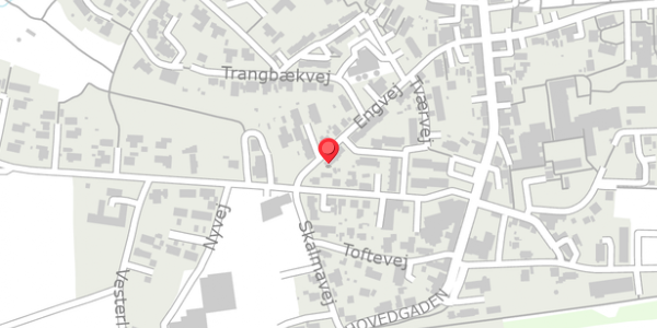 Trafikstøjkort på Engvej 21, 8832 Skals