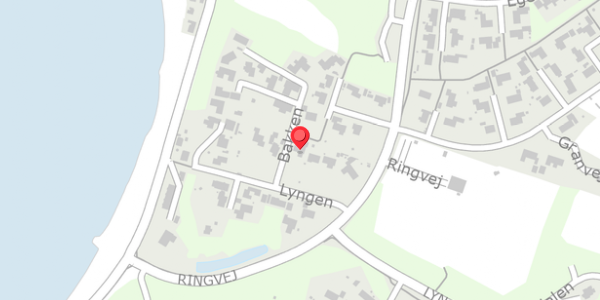 Trafikstøjkort på Bakken 2, 7870 Roslev