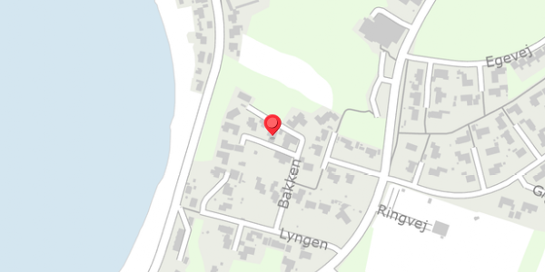Trafikstøjkort på Bakken 21, 7870 Roslev