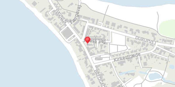 Trafikstøjkort på Bredgade 13, 7870 Roslev